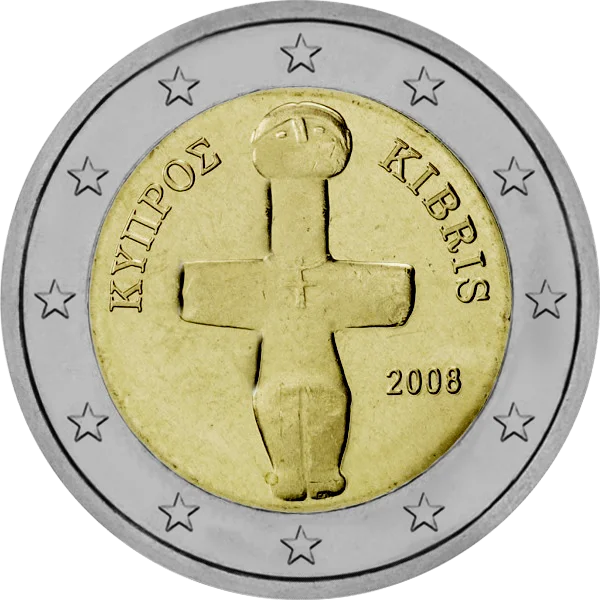 Pièce 2 euros Chypre courante