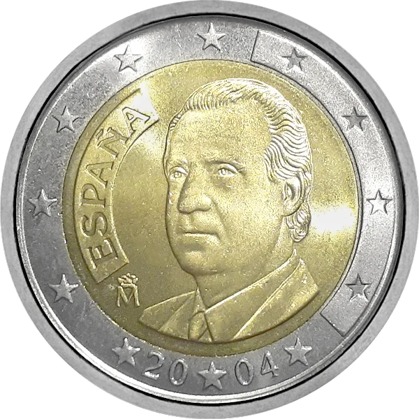 Pièce de 2 euros d'Espagne courante 1999 à 2009