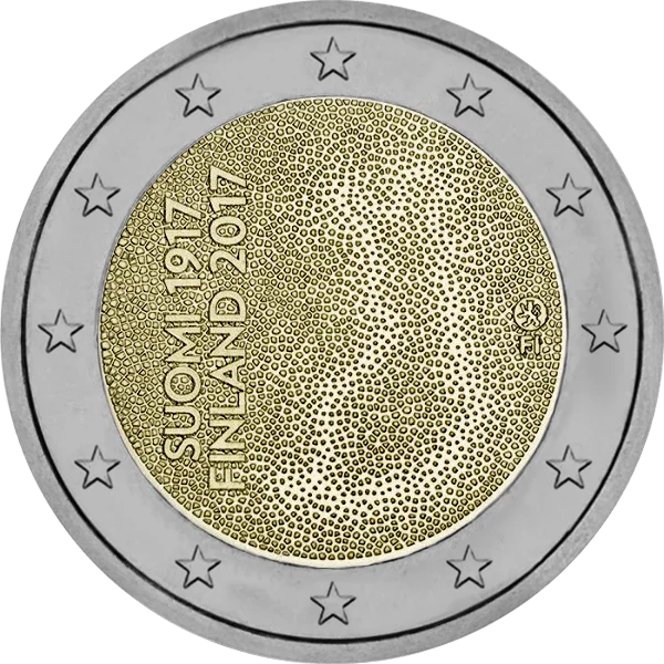 Pièce de 2 euros Suomi 1917 Finland 2017