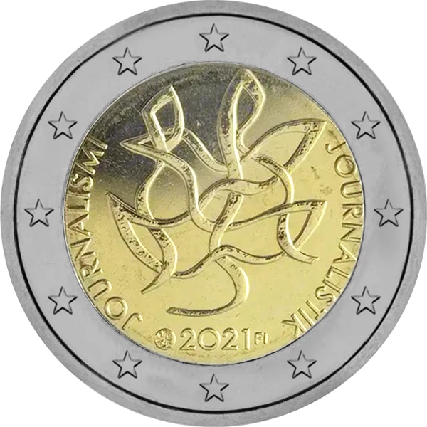 Pièce de 2 euros Journalistik Journalismi 2021 FI
