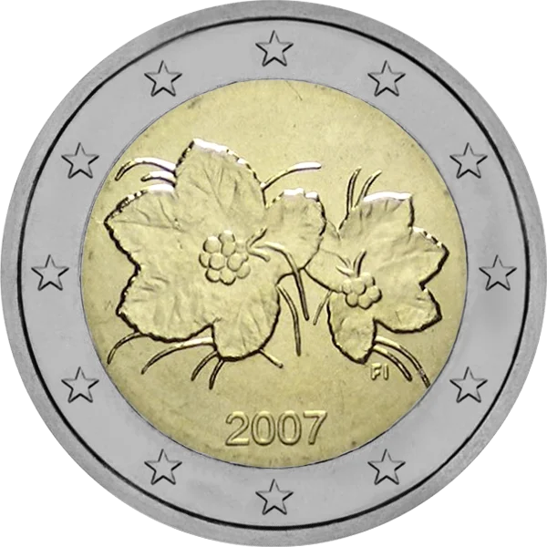 Pièce de 2 euros de Finlande courante 2006 à 2026