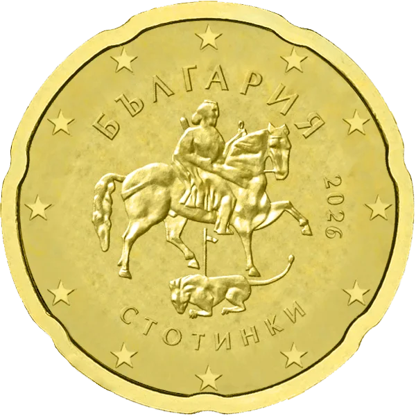 Pièce de 20 centimes ctotnhkn avec un cavalier