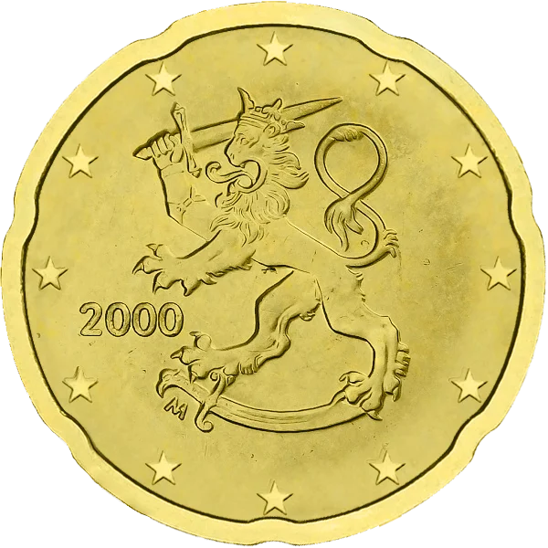 Pièce de 20 centimes lion héraldique
