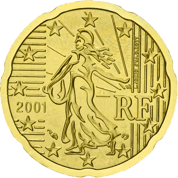 Pièce de 20 centimes France RF La Semeuse