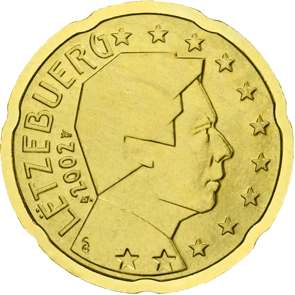 Pièce de 20 centimes Letzebuerg Henri