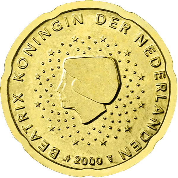 Pièce de 20 centimes Beatrix Koningin Der Nederlanden