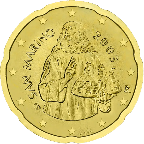 Pièce de 20 centimes San Marino