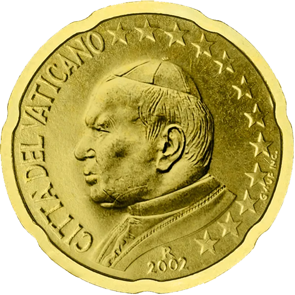 Pièce de 20 centimes Citta Del Vaticano Jean-Paul II