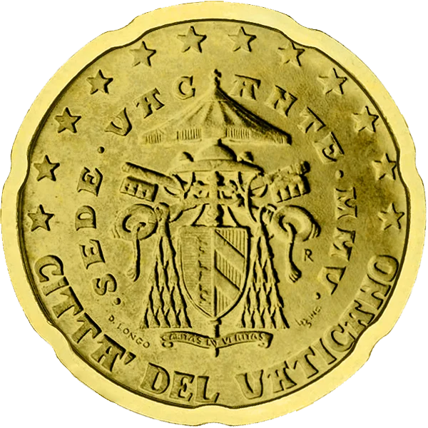 Pièce de 20 centimes Citta Del Vaticano Sede Vacante