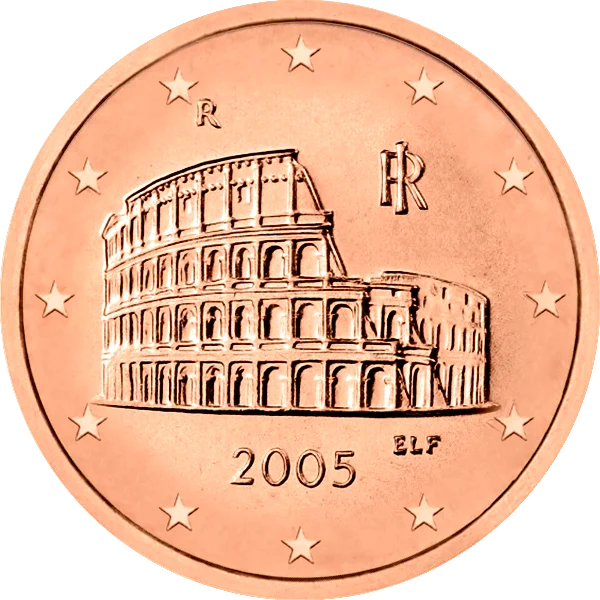 Pièce de 5 centimes Colisée d'Italie