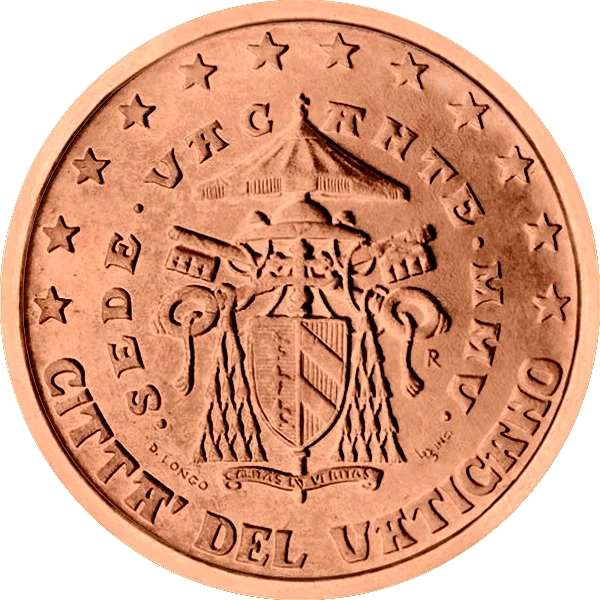 Pièce de 5 centimes Citta Del Vaticano Sede Vacante