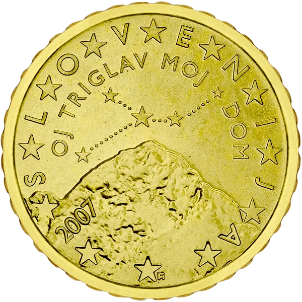 Pièce de 50 centimes Slovenija Oj Triglav Moj Dom