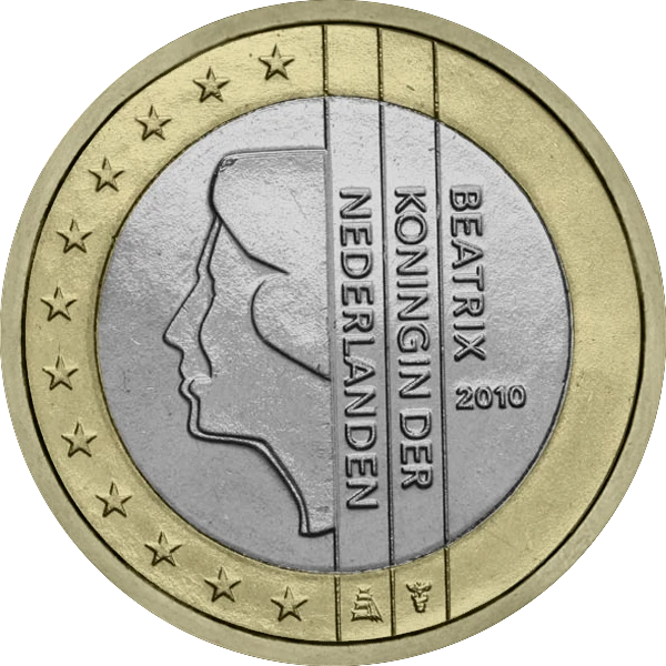 Pièce de 1 euro Beatrix Koningin Der Nederlanden