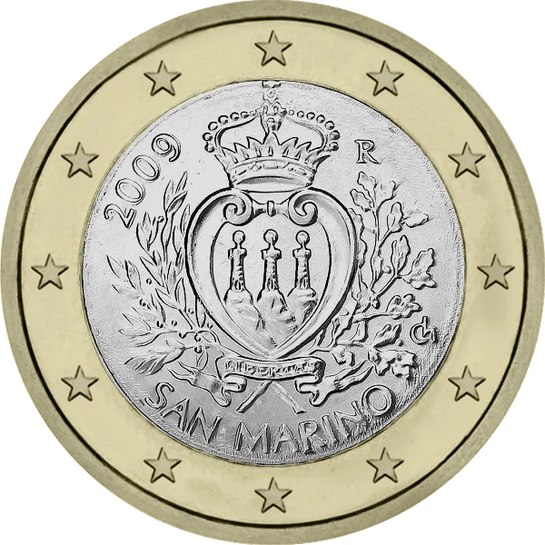 Pièce de 1 euro San Marino v1