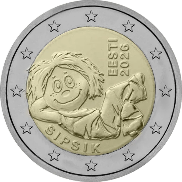 Pièce de 2 euros Sipsik 2026 Eesti