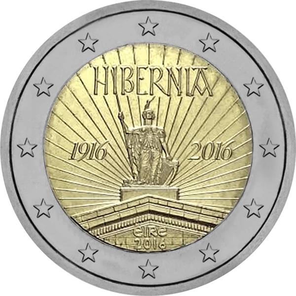 Pièce de 2 euros Hibernia 1916 2016 Éire