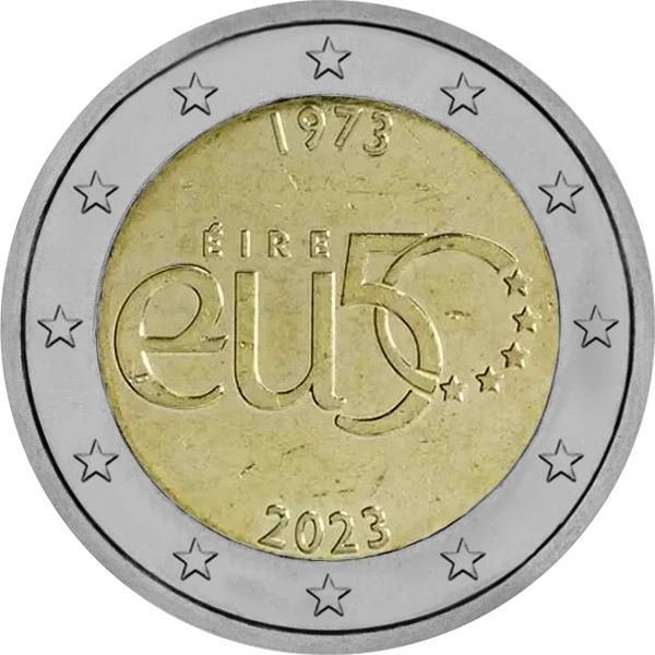 Pièce de 2 euros 1973 Eie eu50 2023