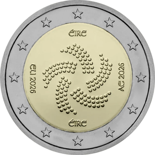 Pièce de 2 euros Eire EU 2026 AE 2026 Présidence du conseil de l'Union européenne