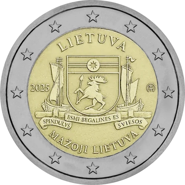 Pièce de 2 euros Mazoji Lietuva 2025 Spindulys Esmi Begalines Es Sviesos