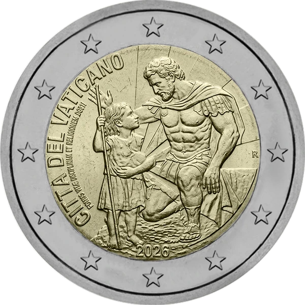 Pièce de 2 euros Magistère du Pape Léon XIV