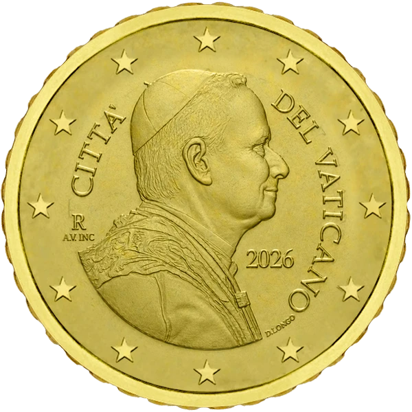 Pièce de 50 centimes Citta Del Vaticano Leon XIV