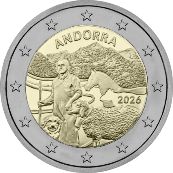 Pièce de 2 euros Transhumance
